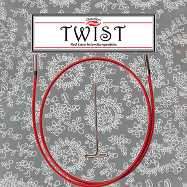 ChiaoGoo TWIST Red Cables Needles - 14"/35cm [M] - Zoom Image