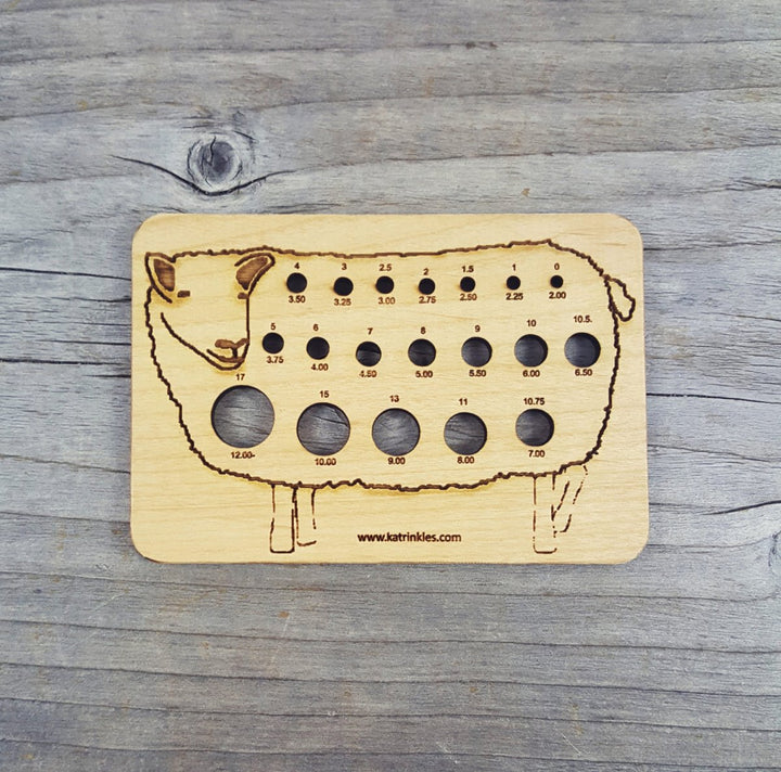 Katrinkles Animal Knitting Needle Gauge - Sheep - Extra Image