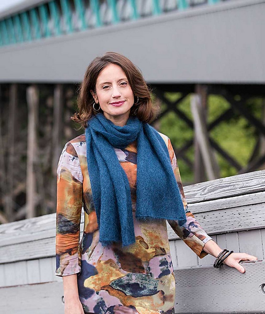 Churchmouse Classics Patterns - Alexandra's Airplane Scarf - Extra Image
