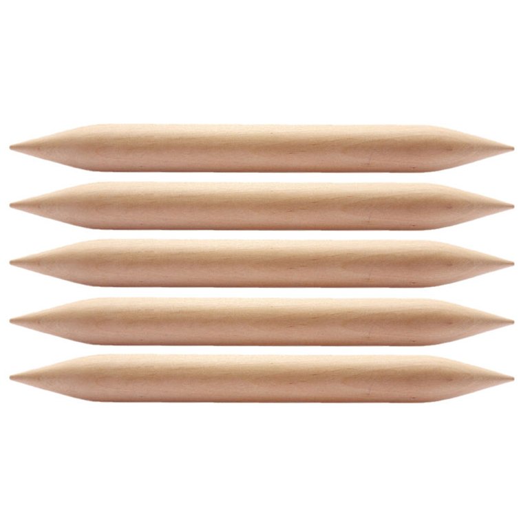 KnitPro Jumbo Birch Double Pointed Needles - US 50 (25.0mm) - Extra Image
