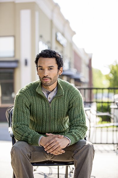 Universal Yarn Deluxe Cable Collection Patterns - Greensboro Cardigan - PDF Download - Extra Image

