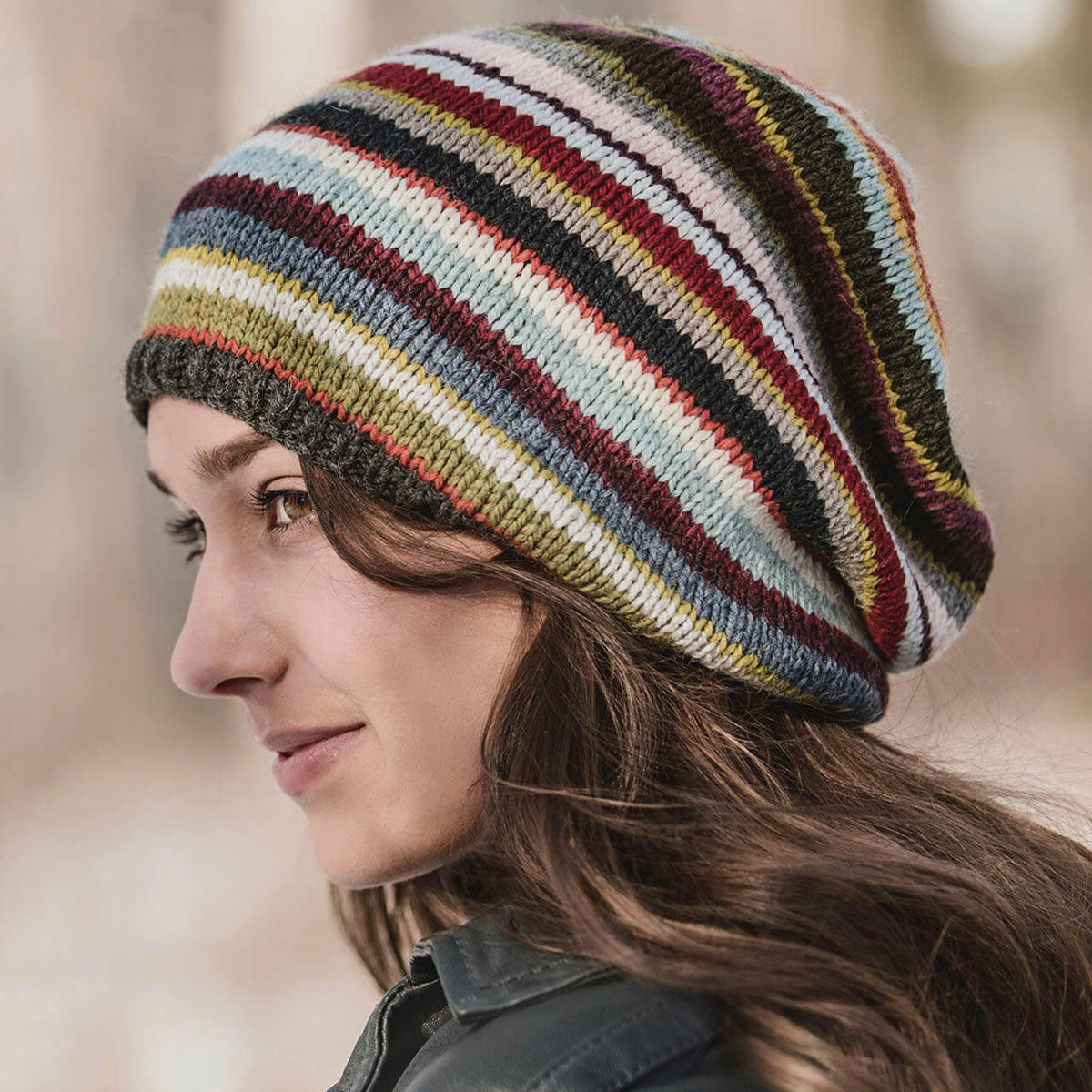 Blue Sky Fibers 21-Color Kits Yarn - 21-Color Slouch Hat - Extra Image