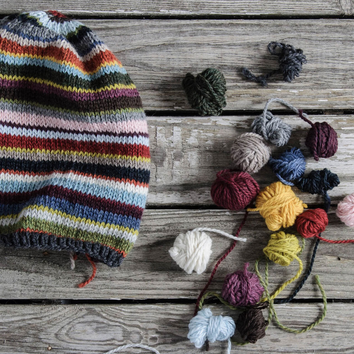 Blue Sky Fibers 21-Color Kits Yarn - 21-Color Slouch Hat - Extra Image