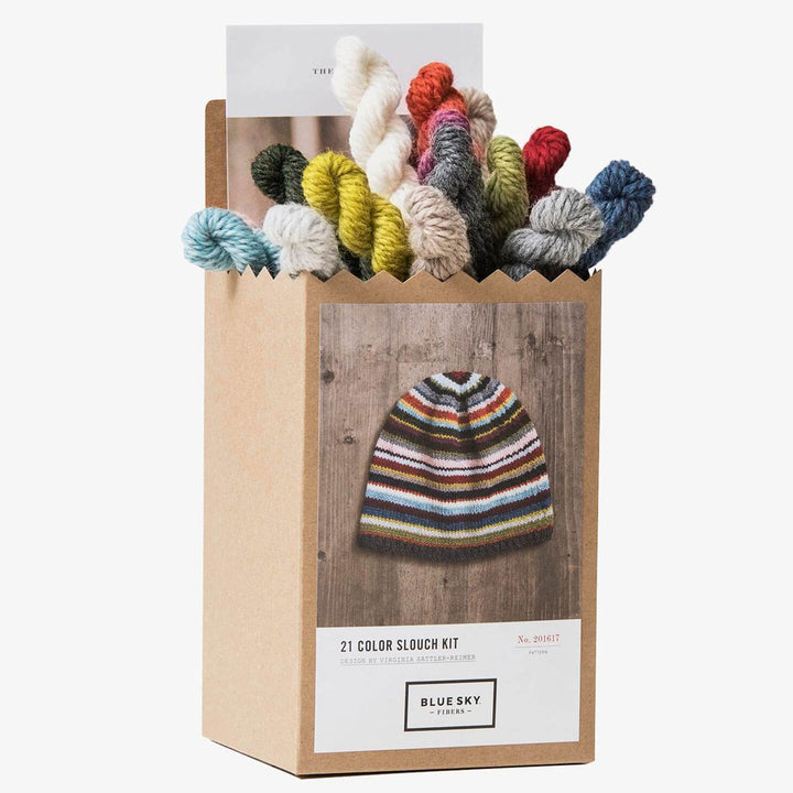 Blue Sky Fibers 21-Color Kits Yarn - 21-Color Slouch Hat - Extra Image