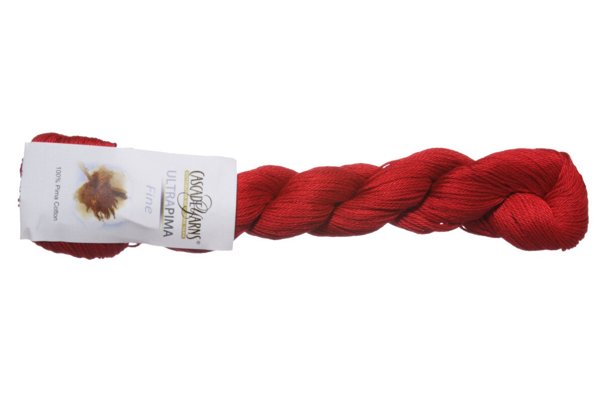 Cascade Yarns Ultra Pima Fine Yarn - 3823 Tomato - Extra Image