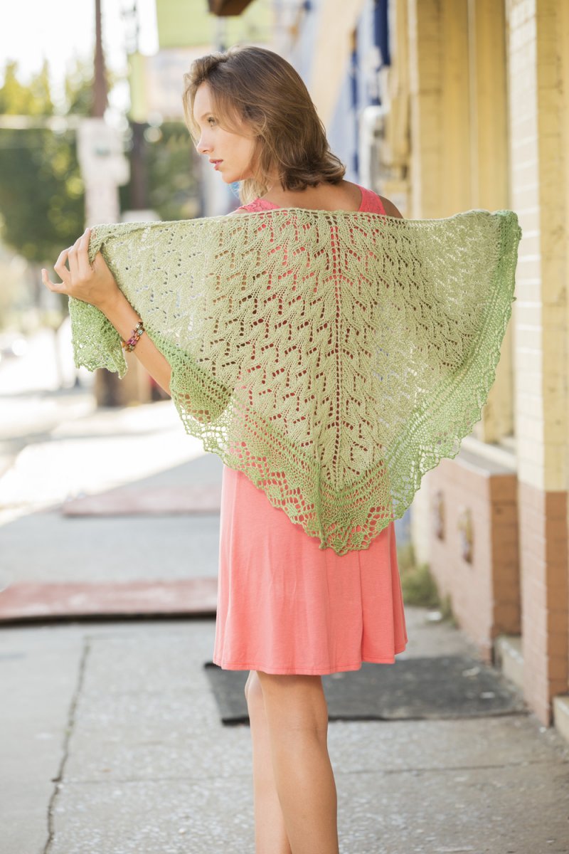 Universal Yarn Contrarian Shawls: Book 1 Patterns - Duality - PDF Download - Extra Image
