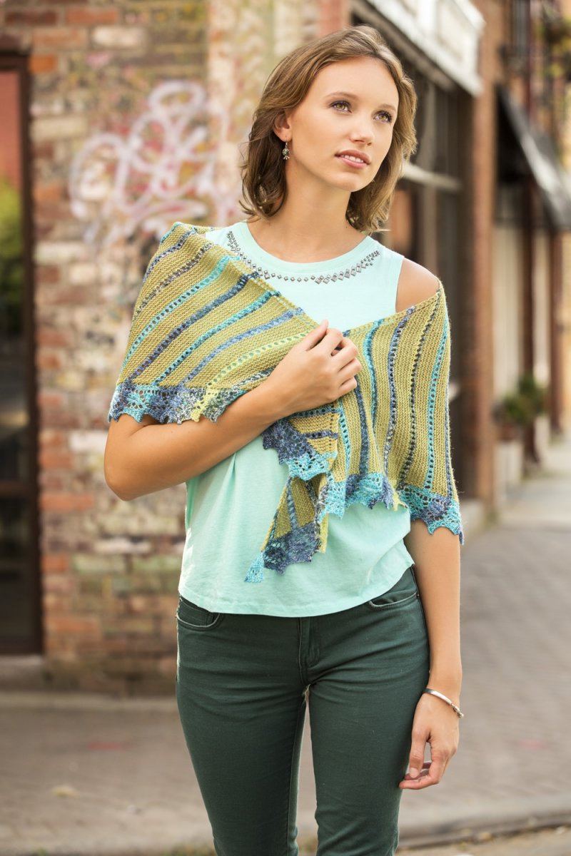 Universal Yarn Contrarian Shawls: Book 1 Patterns - Polygon - PDF Download - Extra Image
