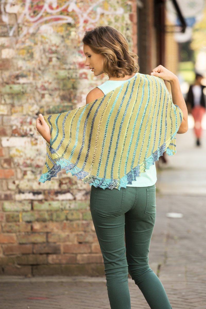 Universal Yarn Contrarian Shawls: Book 1 Patterns - Polygon - PDF Download - Extra Image
