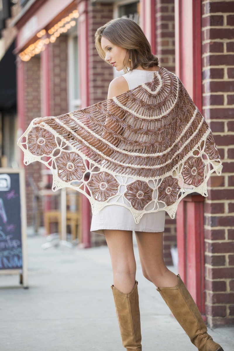 Universal Yarn Contrarian Shawls: Book 1 Patterns - Southwest Suns - PDF Download - Extra Image
