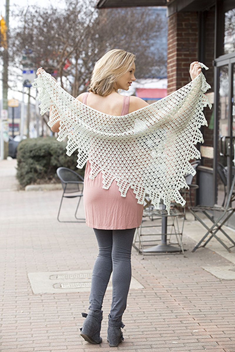 Universal Yarn Contrarian Shawls: Book 2 Patterns - Halfway There - PDF Download - Extra Image
