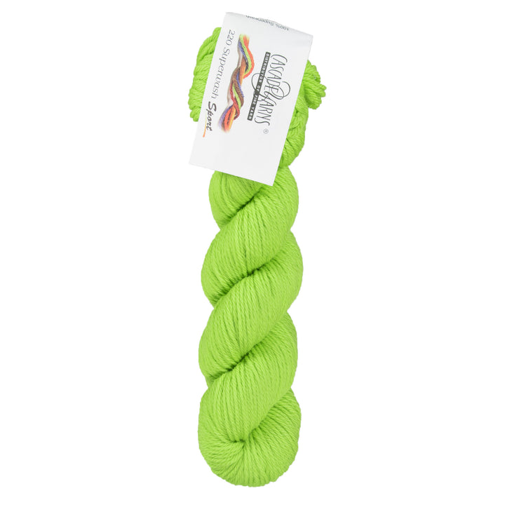 Cascade Yarns 220 Superwash Sport Yarn - 0240 Jasmine Green - Zoom Image
