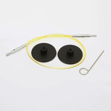 KnitPro Knitter's Pride Cords - 8'' - Yellow (to make a 16'' IC needle)