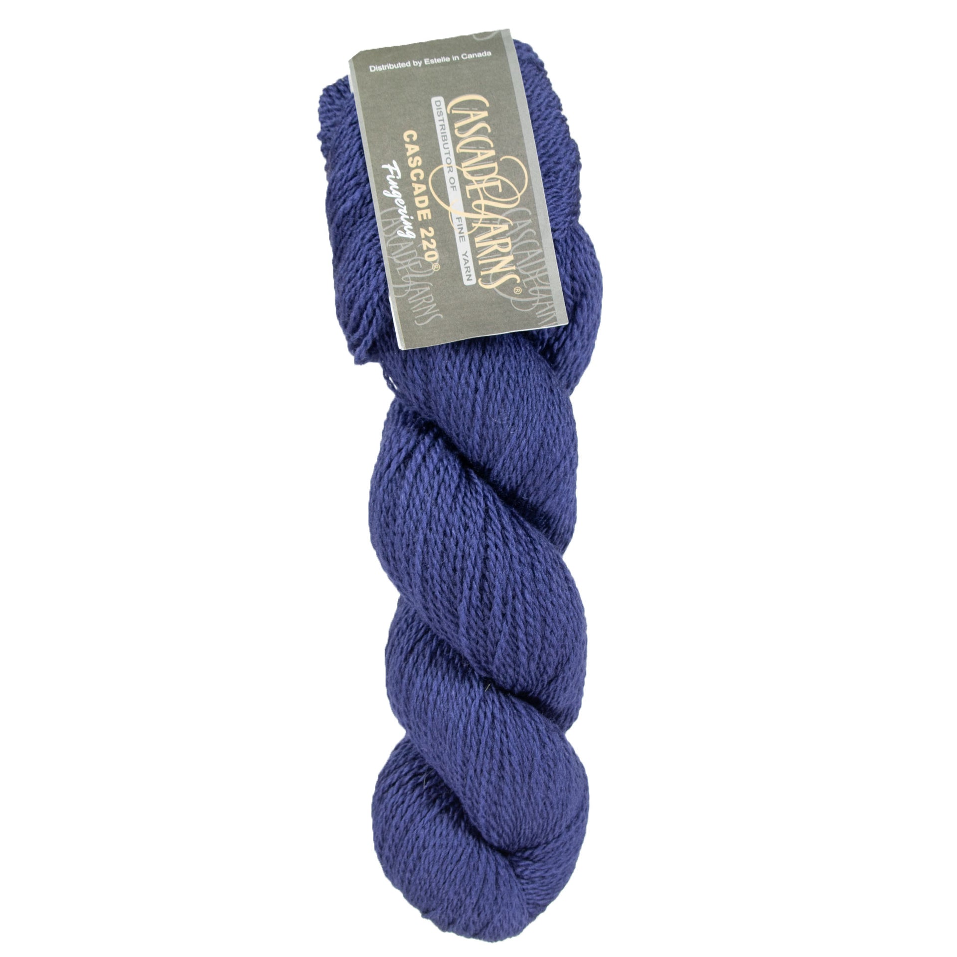 Cascade 220 Fingering Yarn - 9573 In The Navy - Zoom Image
