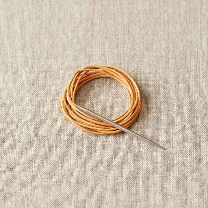 Cocoknits Stitch Holder Kit - Leather Cord and Needle - Extra Image