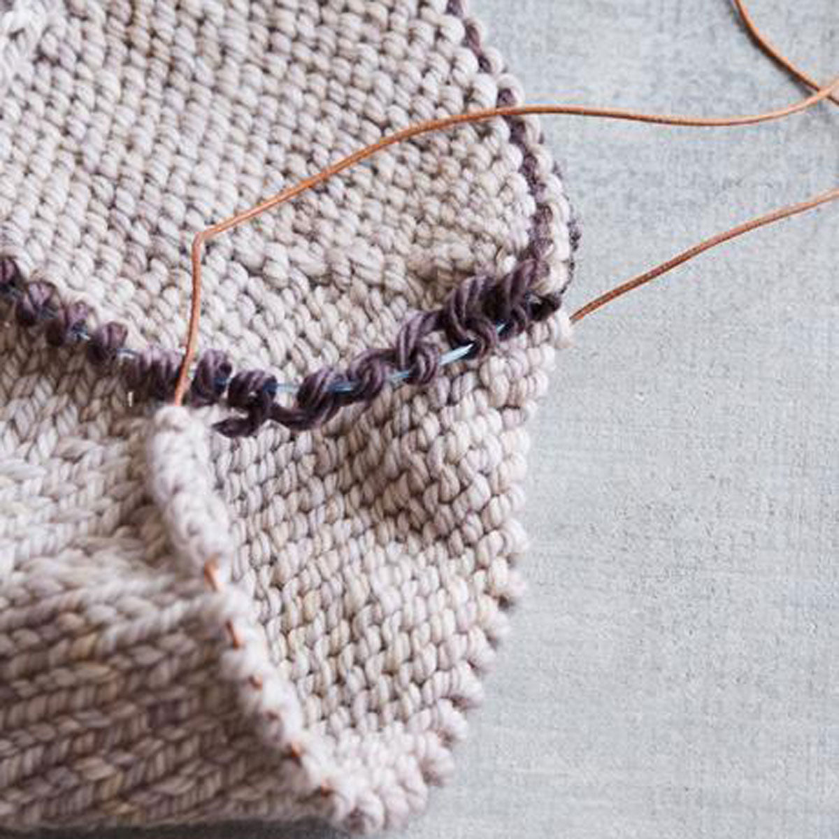 Cocoknits Stitch Holder Kit - Leather Cord and Needle - Extra Image