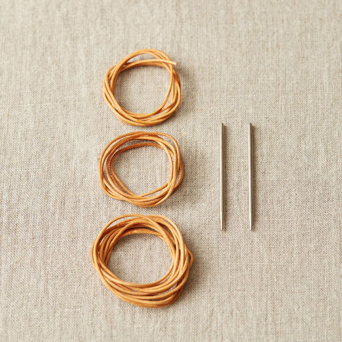 Cocoknits Stitch Holder Kit - Leather Cord and Needle - Extra Image