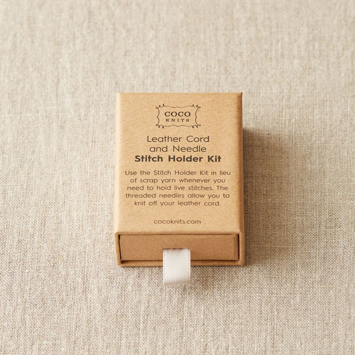 Cocoknits Stitch Holder Kit - Leather Cord and Needle - Extra Image