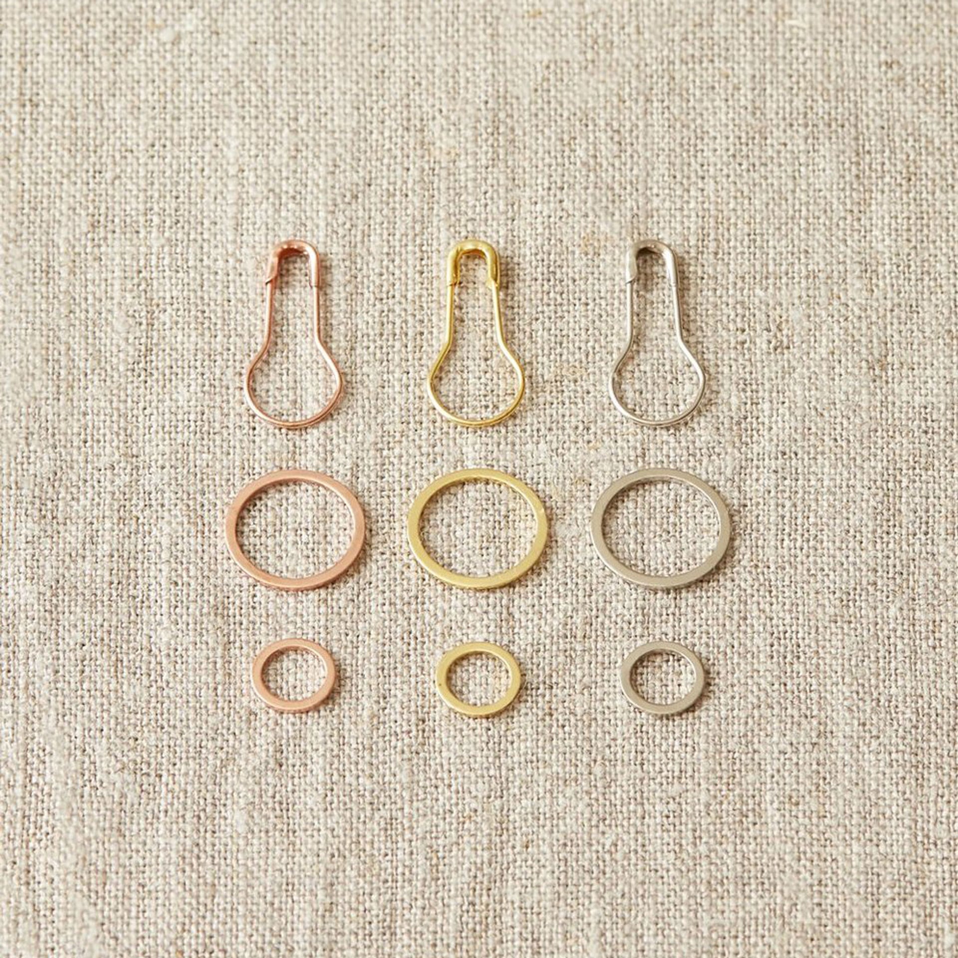Cocoknits Maker's Keep Accessories - Precious Metal Stitch Markers - Zoom Image
