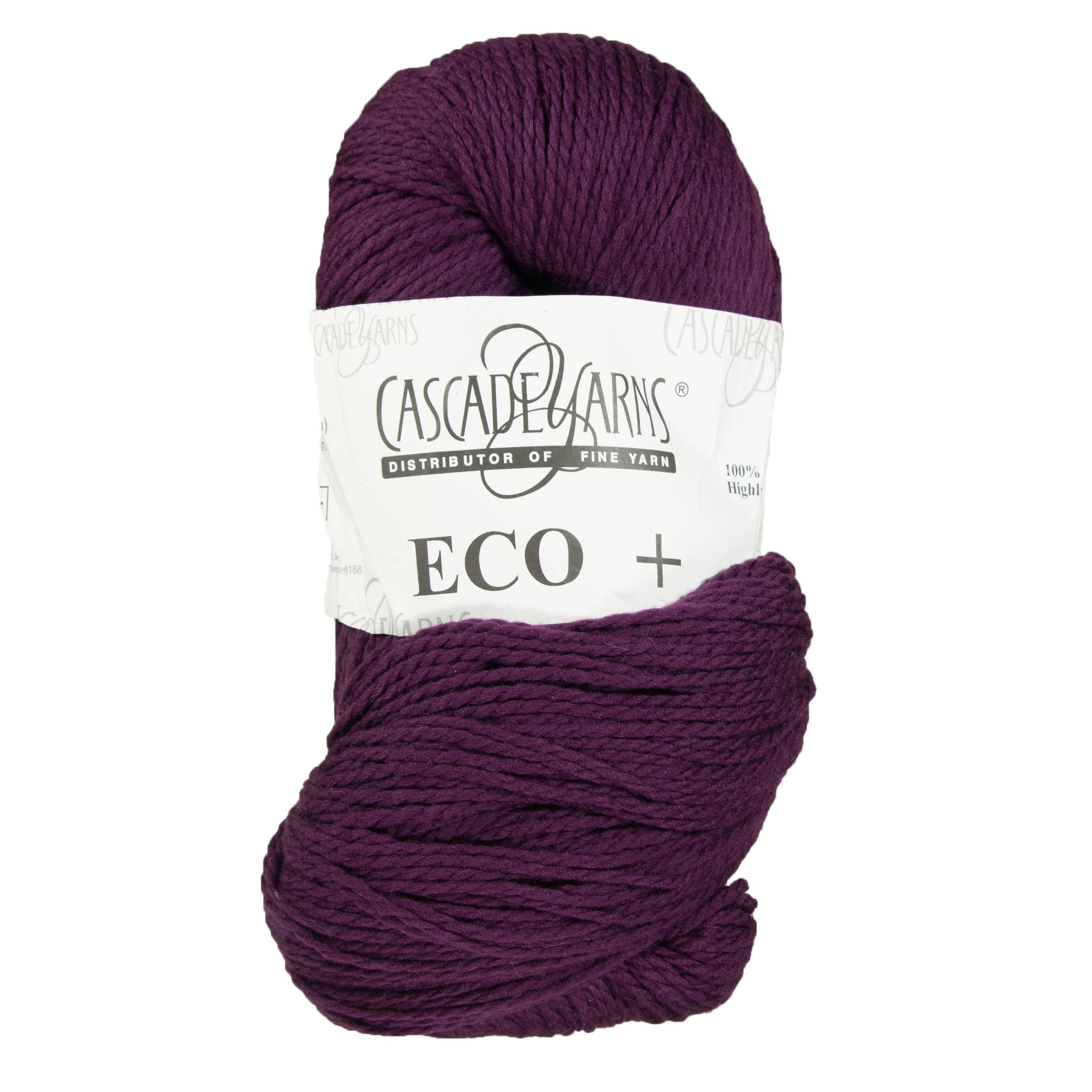Cascade Yarns Eco+ Yarn - 3115 Boysenberry - Zoom Image

