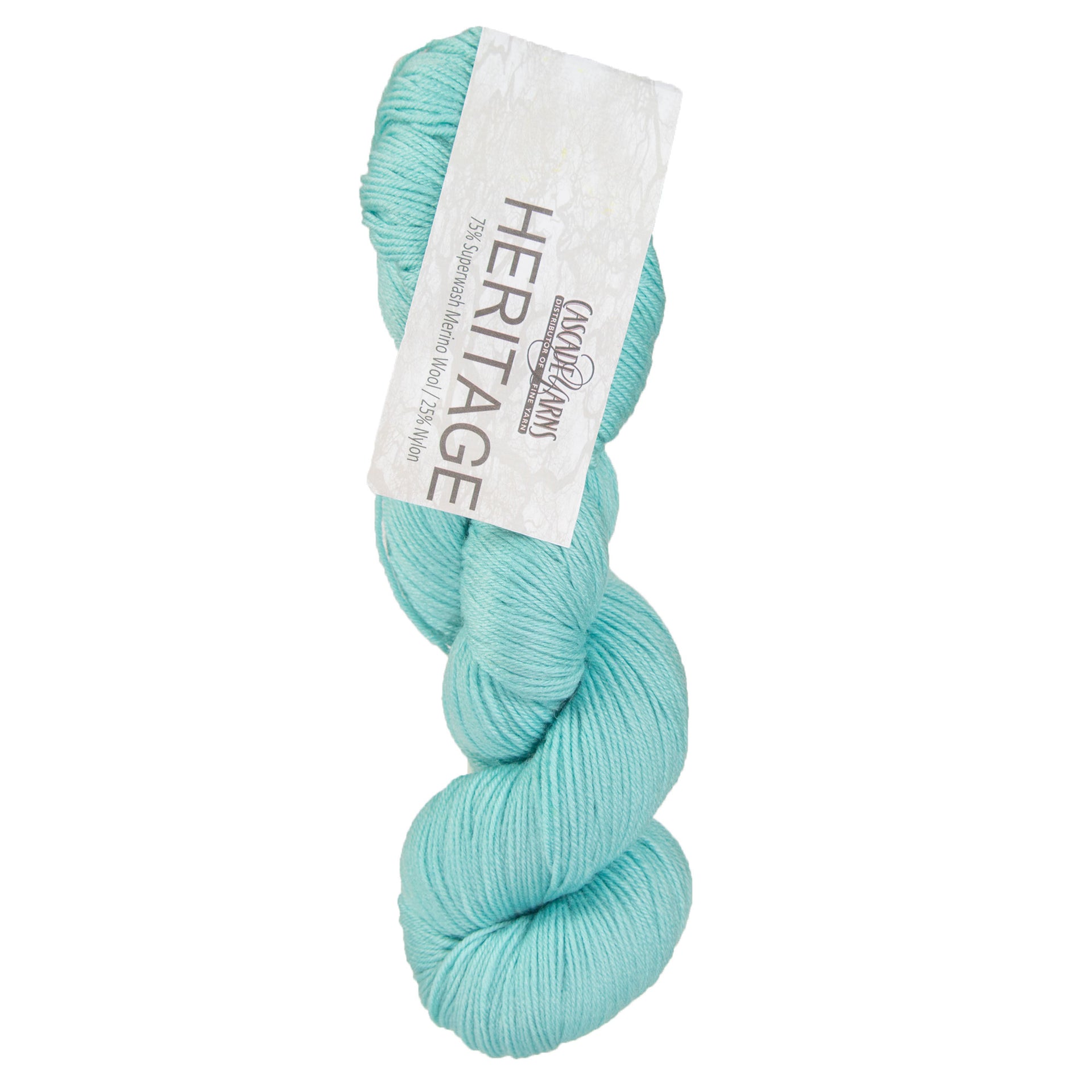 Cascade Yarns Heritage Yarn - 5704 Dusty Turquoise - Zoom Image
