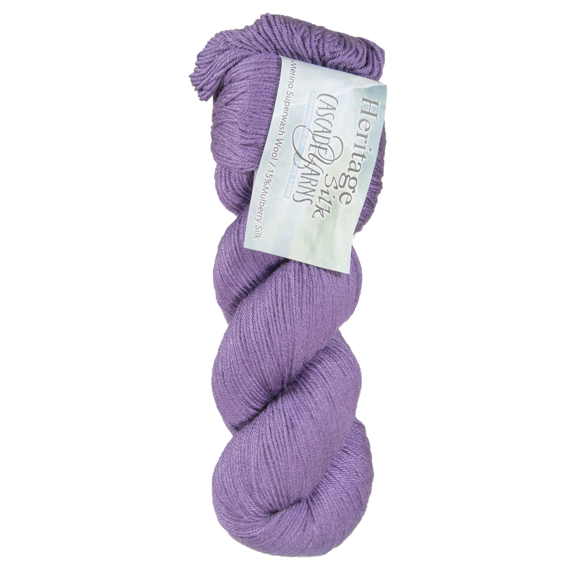 Cascade Yarns Heritage Silk Yarn - 5711 Chalk Violet - Zoom Image
