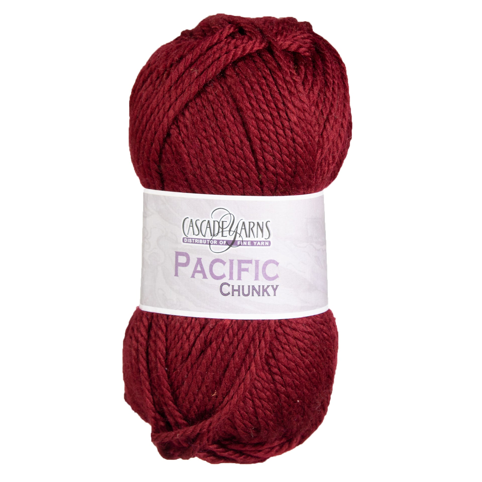 Cascade Yarns Pacific Chunky Yarn - 113 Bordeaux - Zoom Image
