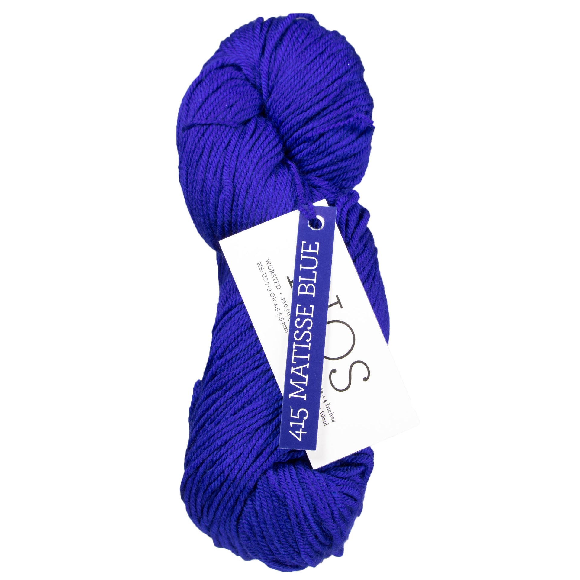 Malabrigo Rios Yarn - 415 Matisse Blue - Zoom Image
