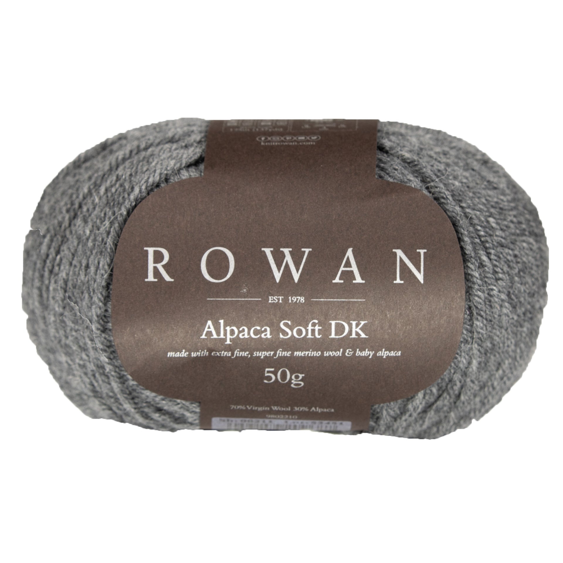 Rowan Alpaca Soft DK Yarn - 211 Charcoal - Zoom Image
