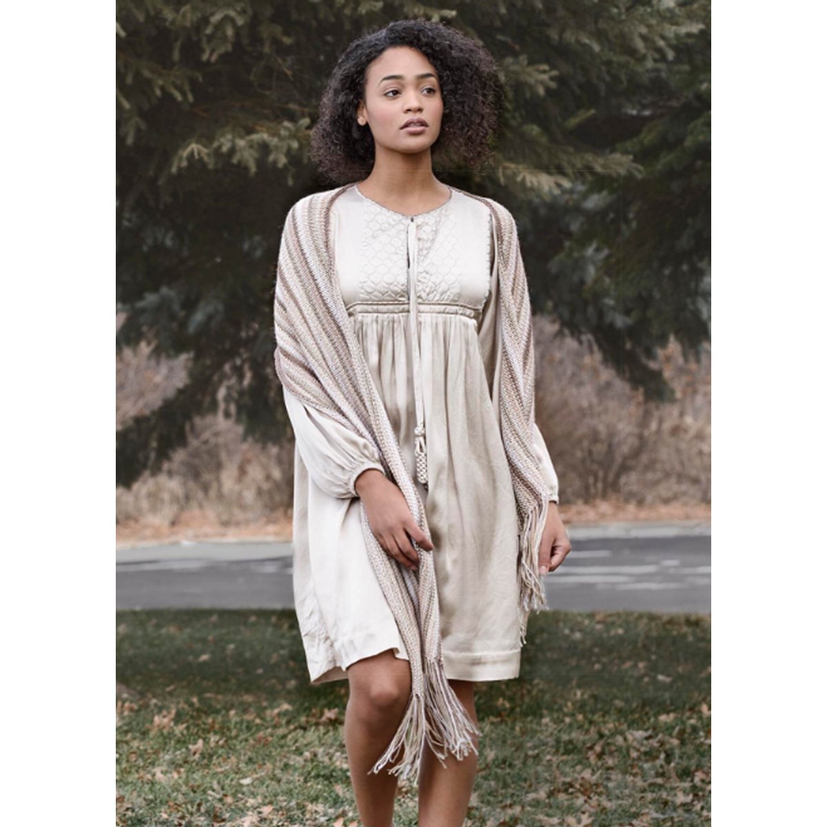 Blue Sky Fibers The Classic Series Patterns - Windom Silk Wrap - PDF Download - Extra Image
