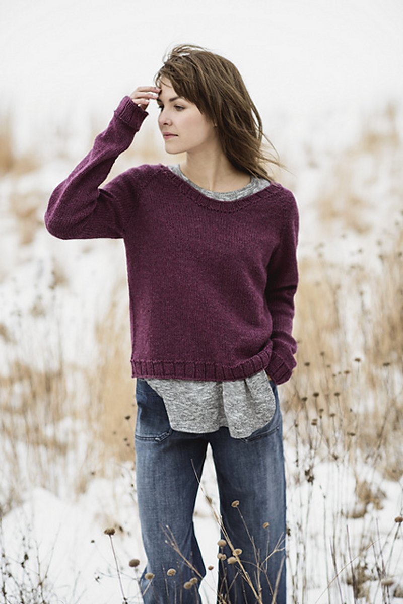 Blue Sky Fibers The Classic Series Patterns - Cromwell Pullover - PDF Download - Extra Image
