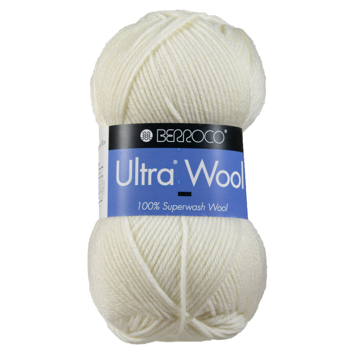 Berroco Ultra Wool Yarn - 3300 Snow - Zoom Image