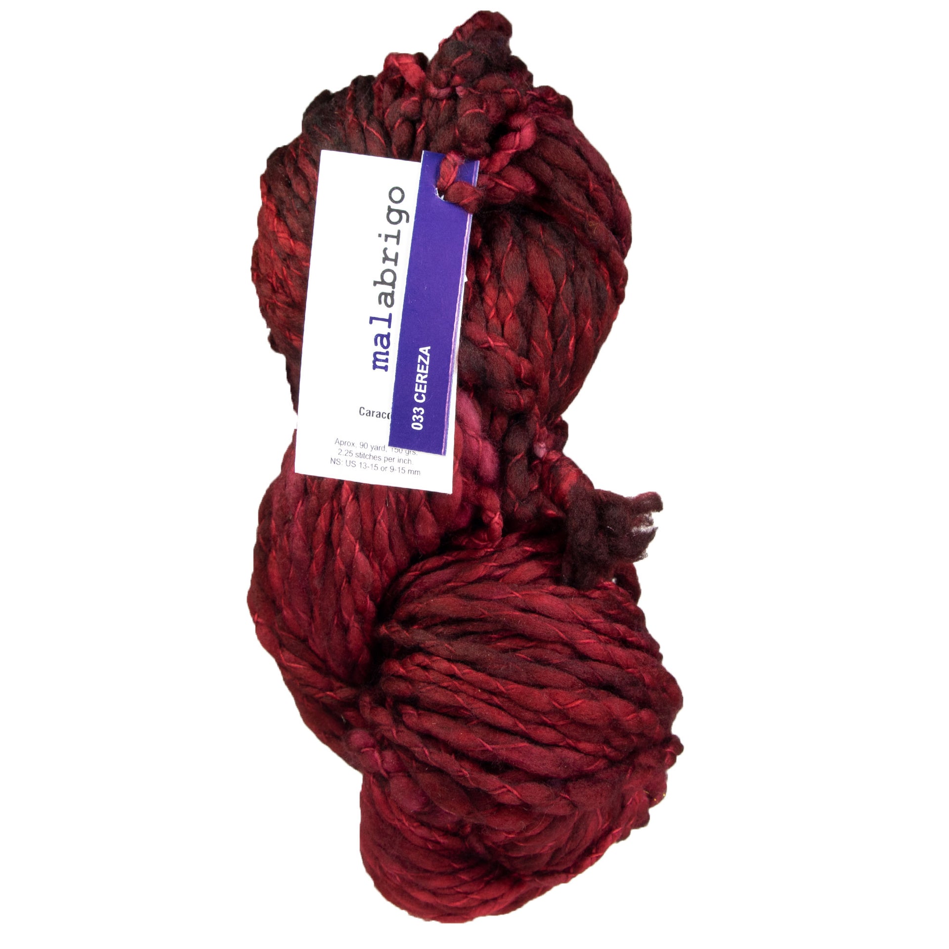 Malabrigo Caracol Yarn - 033 Cereza - Zoom Image
