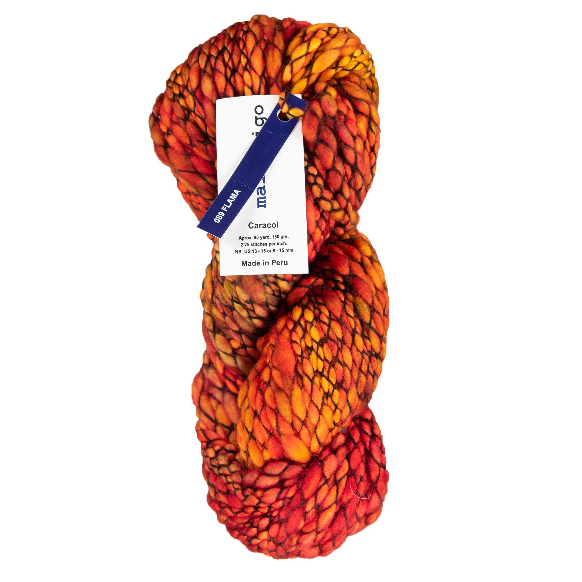 Malabrigo Caracol Yarn - 089 Flama - Zoom Image
