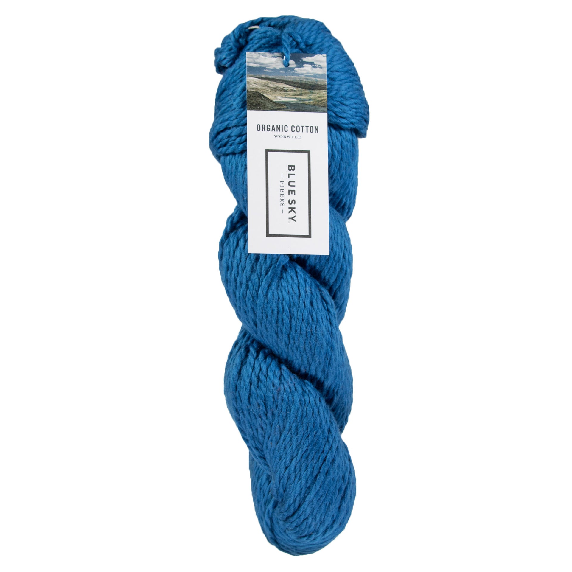 Blue Sky Fibers Organic Cotton Yarn - 632 - Mediterranean - Zoom Image

