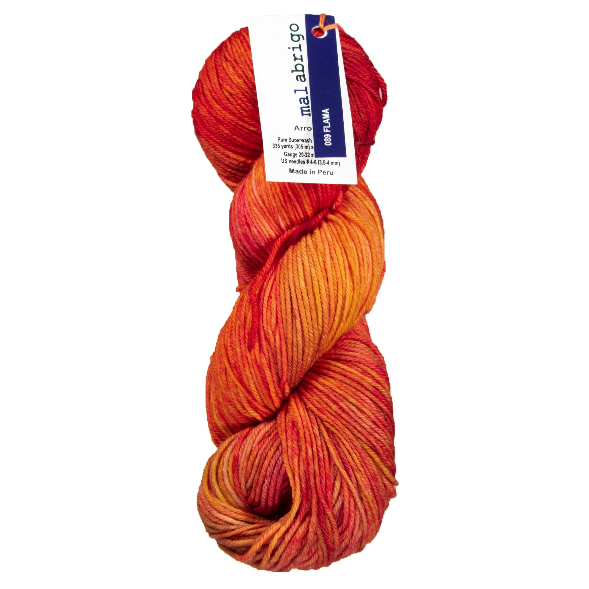 Malabrigo Arroyo Yarn - 089 Flama - Zoom Image
