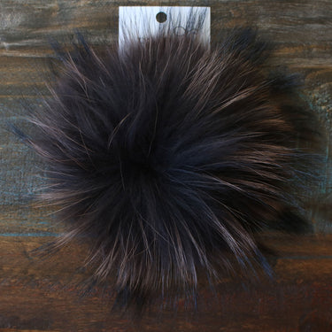 Big Bad Wool Pompoms - Raccoon - Coco (6") - Zoom Image