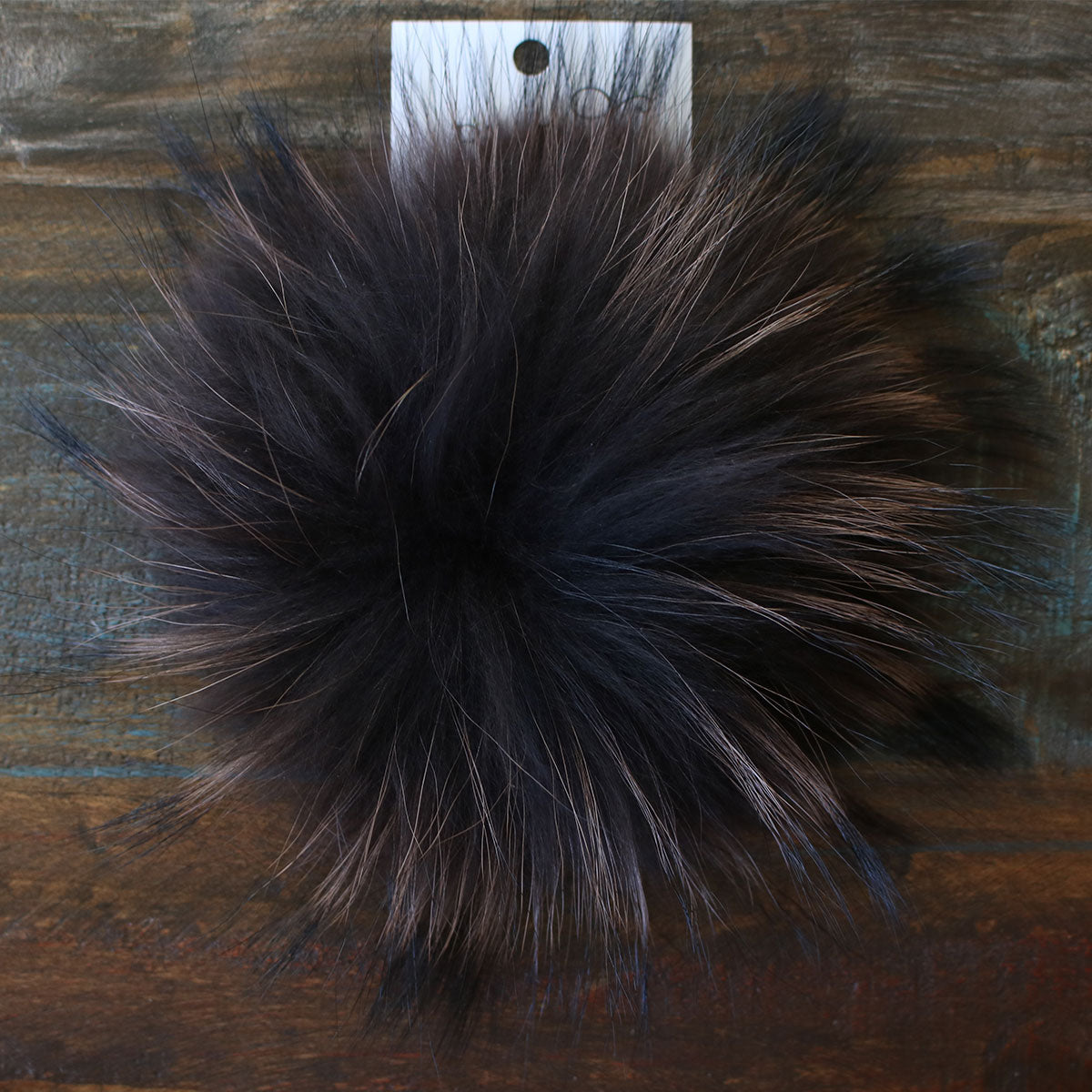 Big Bad Wool Pompoms - Raccoon - Coco (6") - Extra Image