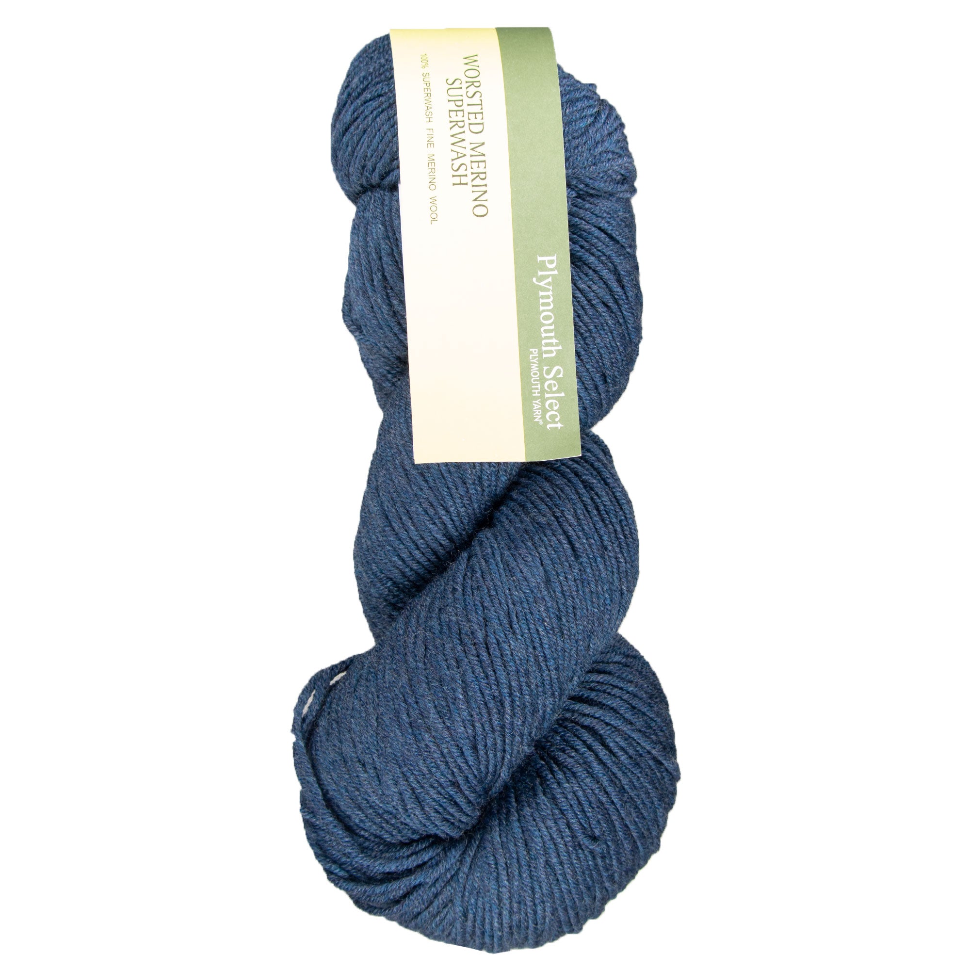 Plymouth Yarn Worsted Merino Superwash Yarn - 86 Denim Heather - Zoom Image