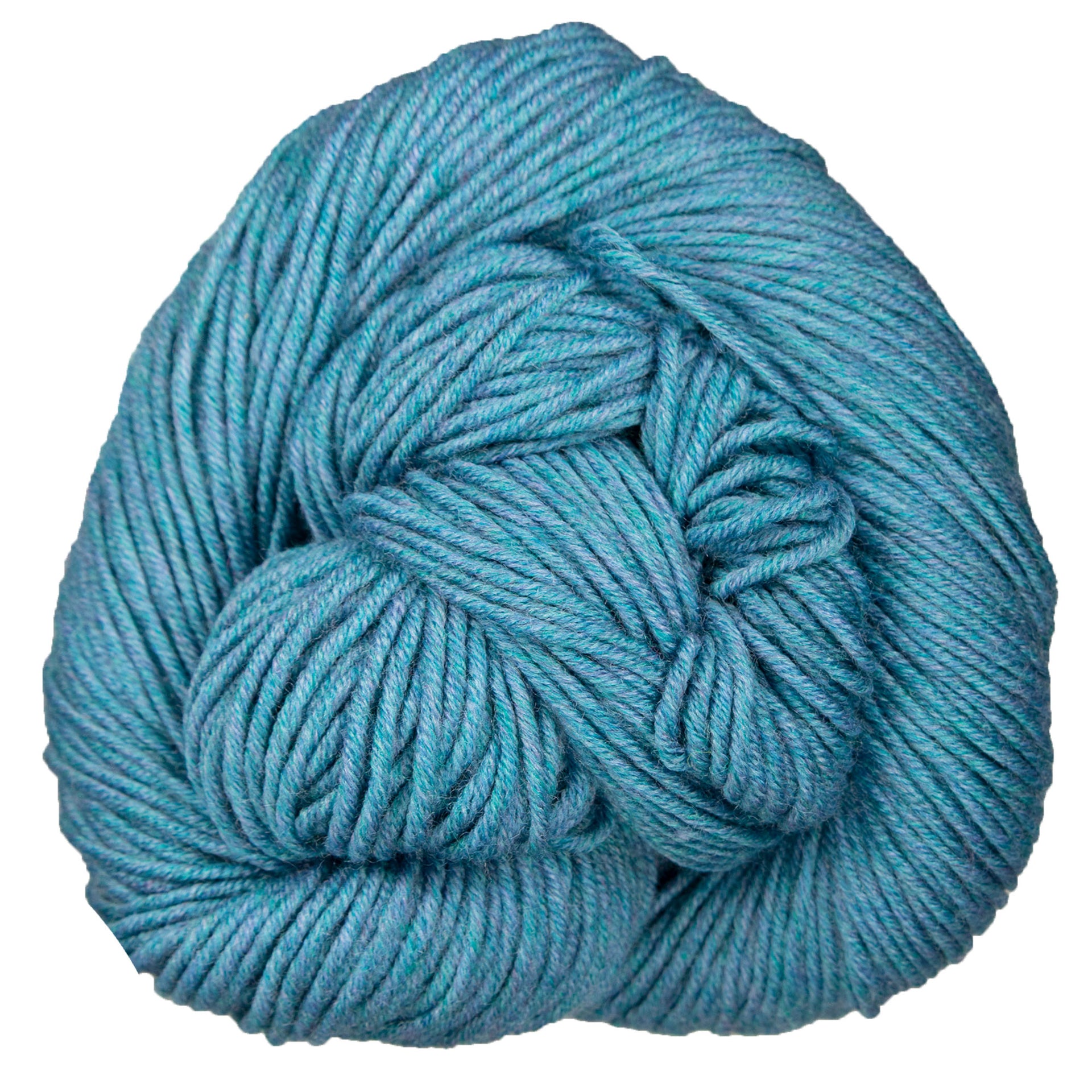 Plymouth Yarn DK Merino Superwash Yarn - 1143 Lake Blue Heather - Zoom Image
