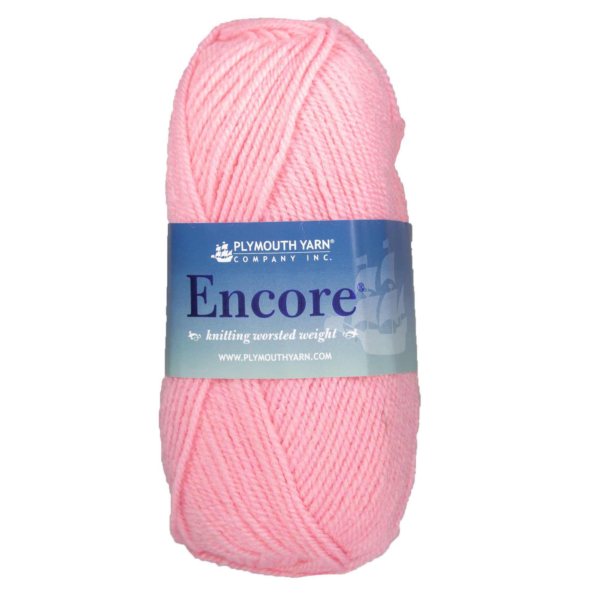 Plymouth Yarn Encore Worsted Yarn - 0449 Pink - Zoom Image
