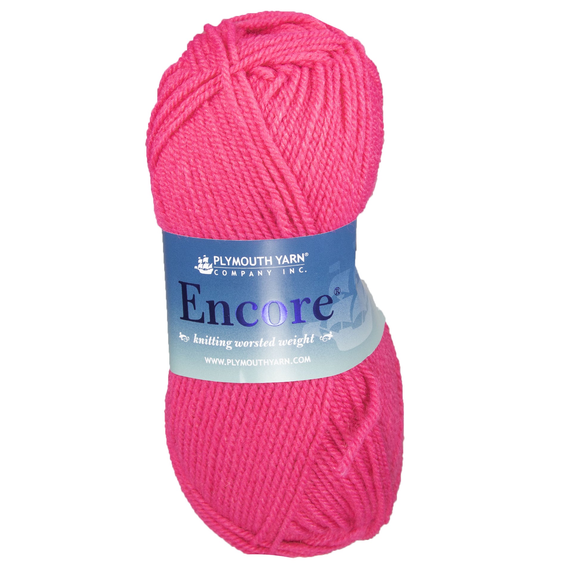 Plymouth Yarn Encore Worsted Yarn - 0137 California Pink - Zoom Image
