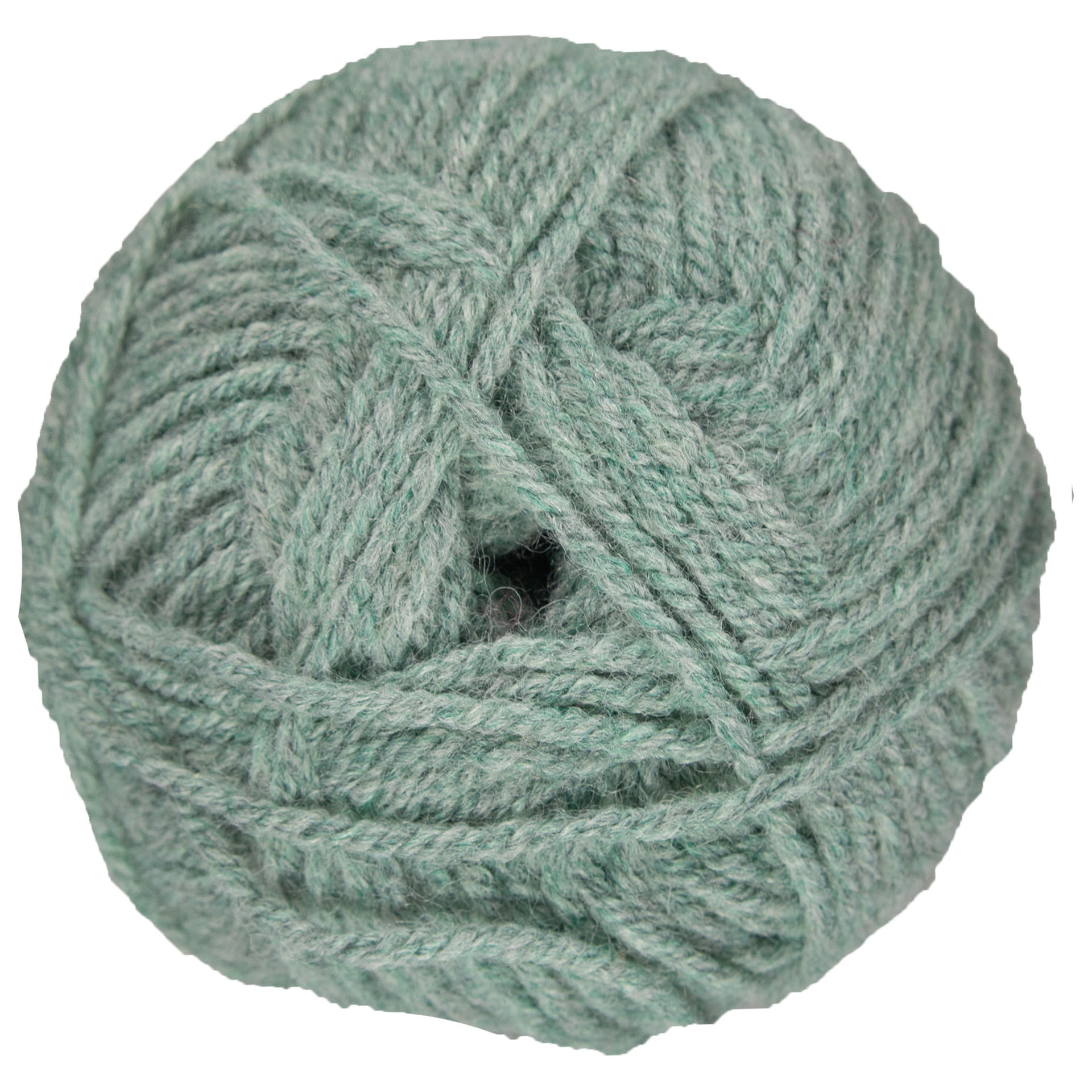 Plymouth Yarn Encore Worsted Yarn - 0678 Light Green Frost Mix - Zoom Image
