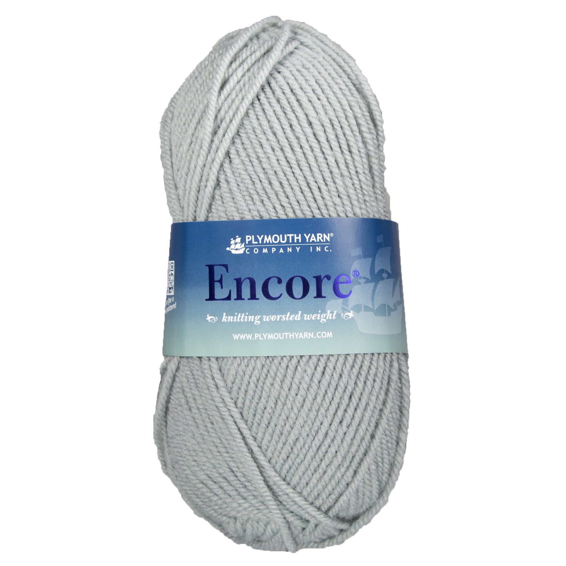 Plymouth Yarn Encore Worsted Yarn - 0466 Quarry - Zoom Image
