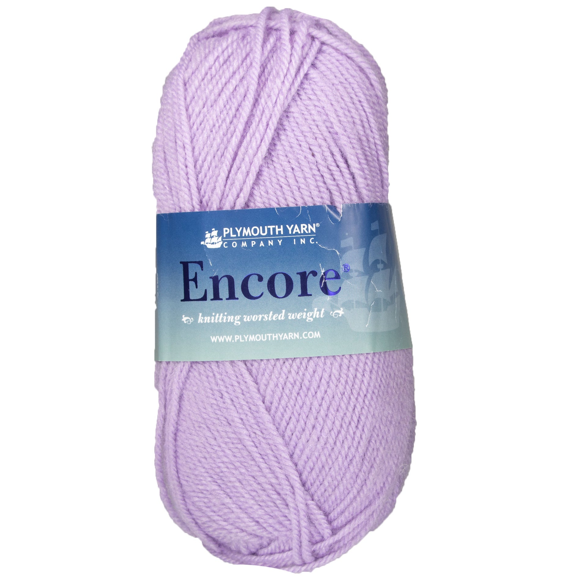 Plymouth Yarn Encore Worsted Yarn - 0233 Light Lavender - Zoom Image
