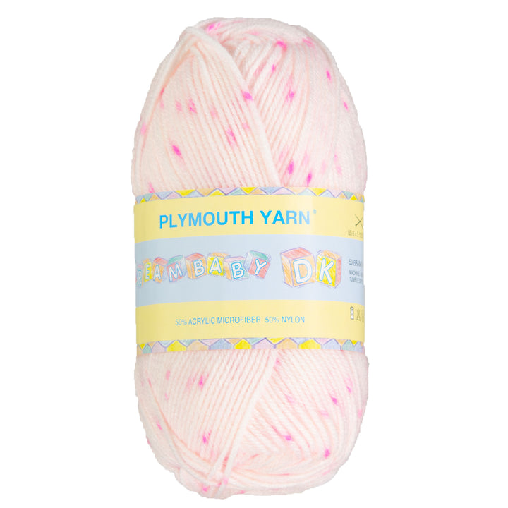 Plymouth Yarn Dreambaby DK Yarn - 316 Pink with Pink Spots - Zoom Image