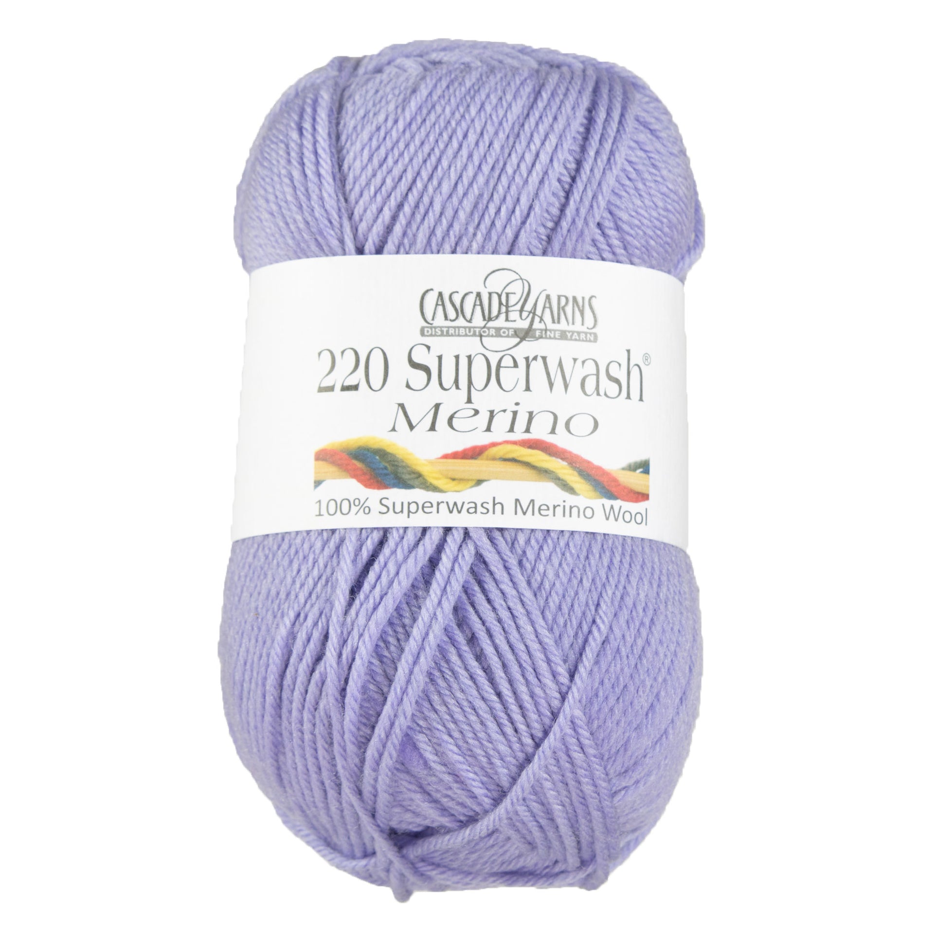 Cascade Yarns 220 Superwash Merino Yarn - 045 Lavender Heather - Zoom Image
