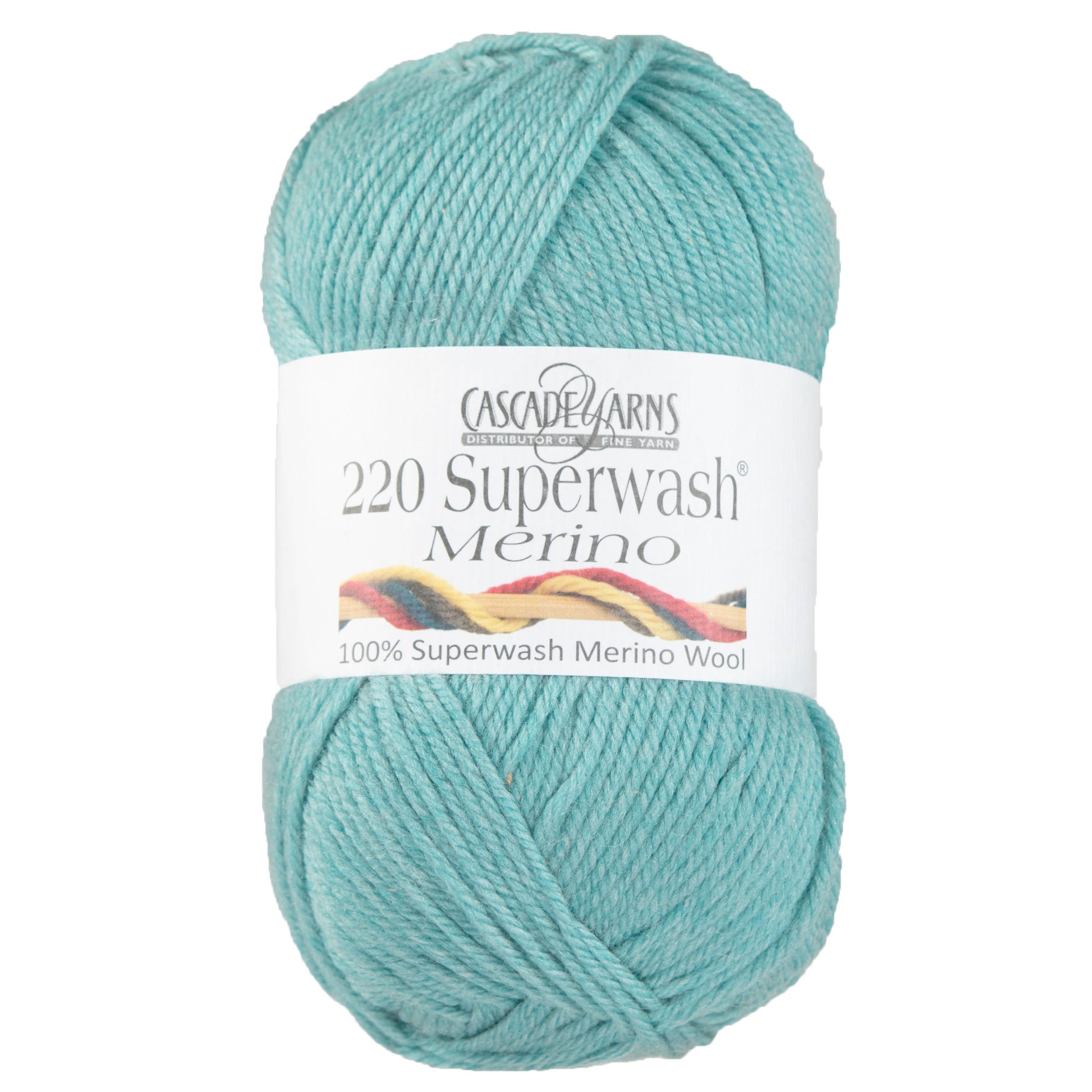 Cascade Yarns 220 Superwash Merino Yarn - 050 Summer Sky Heather - Zoom Image
