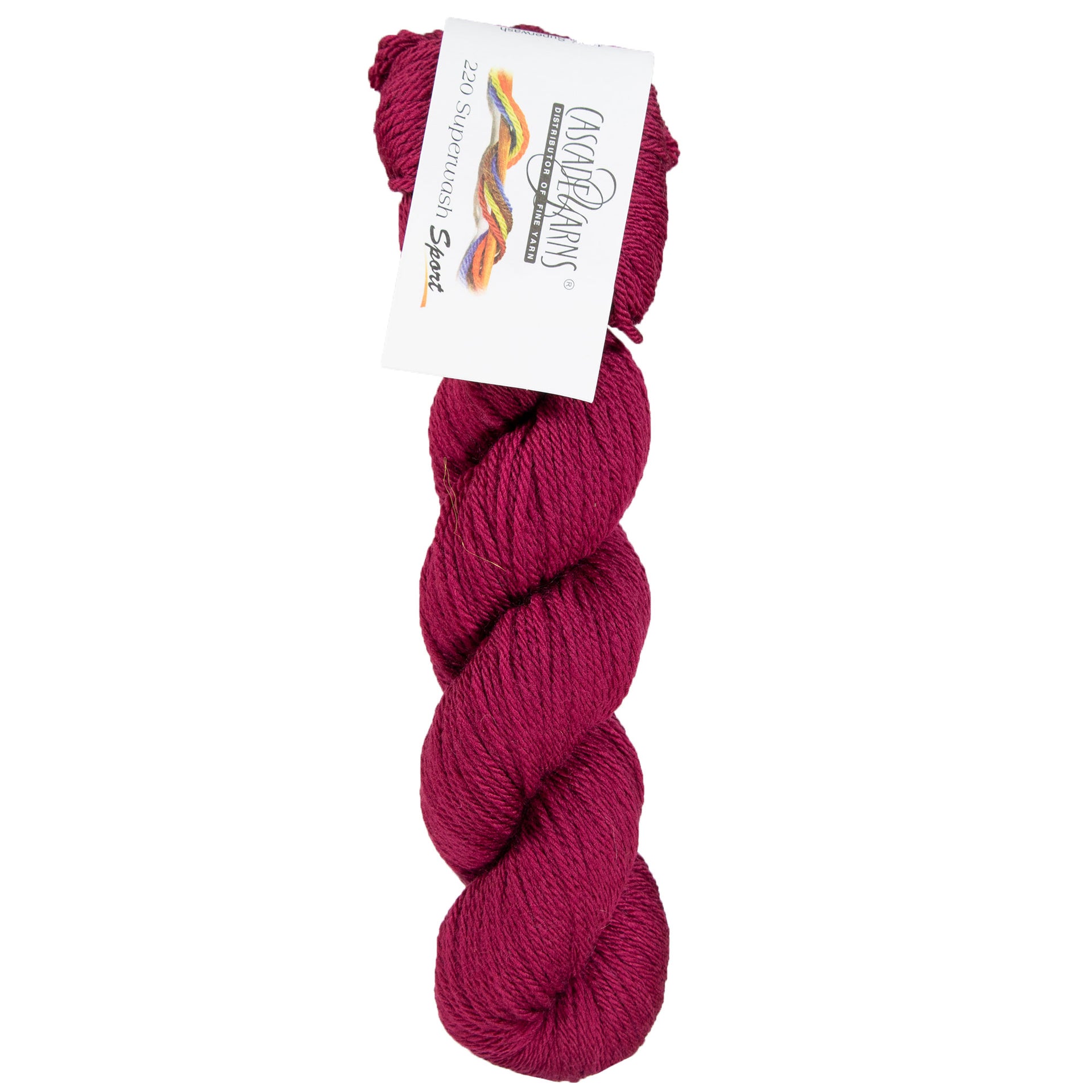Cascade Yarns 220 Superwash Sport Yarn - 0264 Beet - Zoom Image
