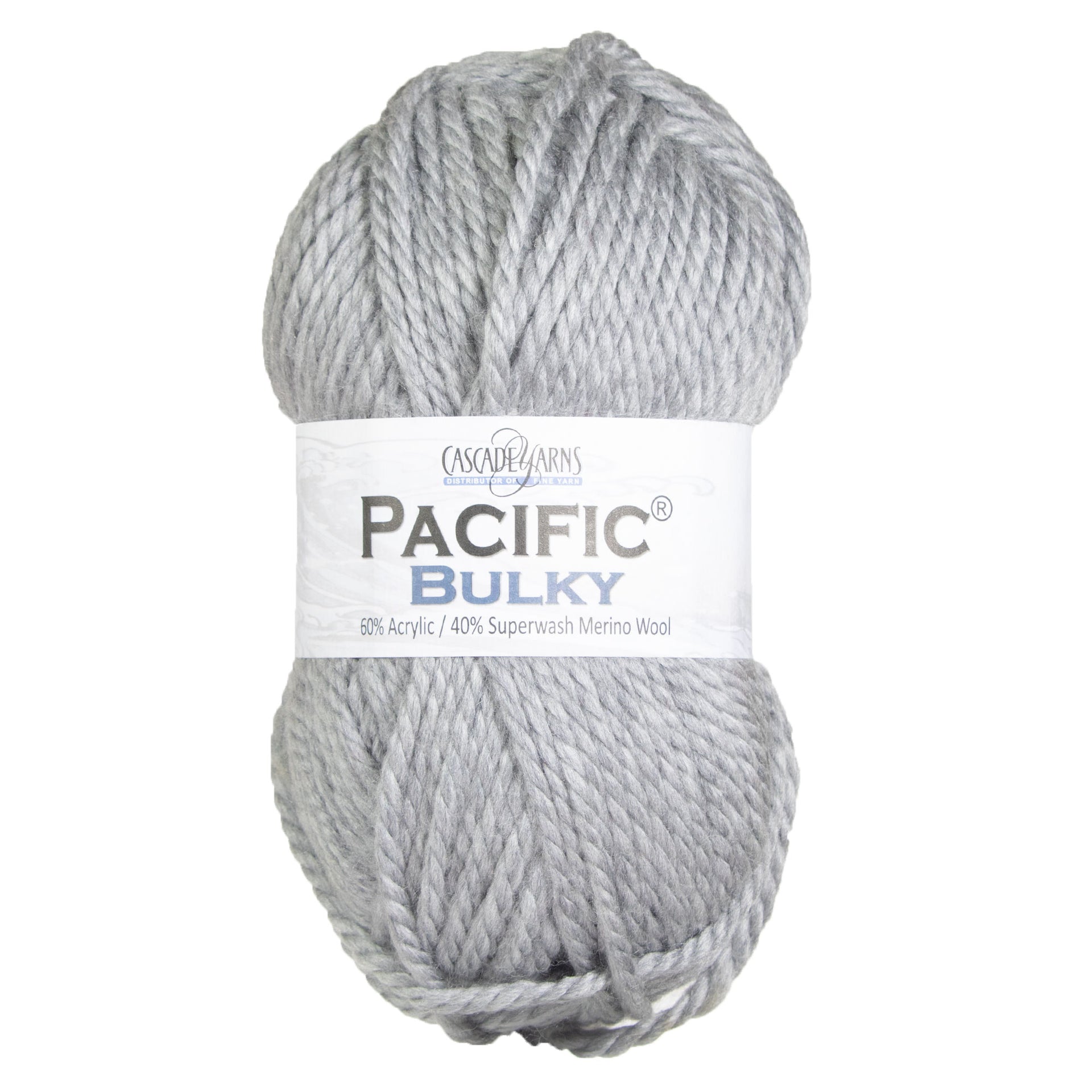 Cascade Yarns Pacific Bulky Yarn - 061 Silver - Zoom Image
