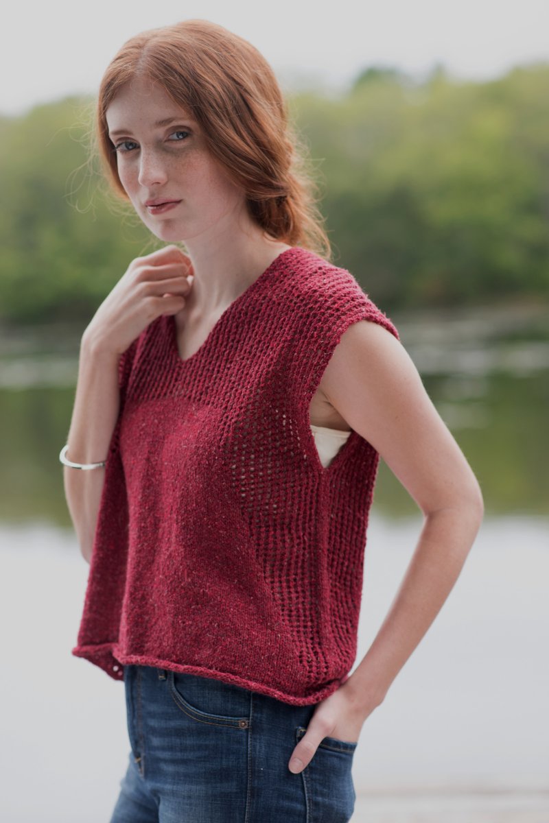 Berroco Portfolio Vol. 5 Patterns - Fragaria Tee - PDF Download - Extra Image
